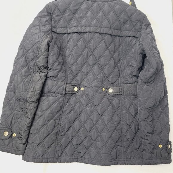 Michael Kors Women's Black Quilted Long Sleeve Sherpa Puffer Jacket Size M - Picture 3 of 14